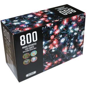 Snow White 800 LED Multi-Action Christmas Tree Lights - Red & White Snow White 800 LED Multi-Action Christmas Tree Lights - Red & White