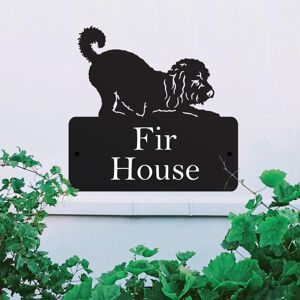 Black Country Metal Works Customisable Steel Playful Cockapoo House Name Sign Black Country Metal Works Customisable Steel Playful Cockapoo House Name Sign