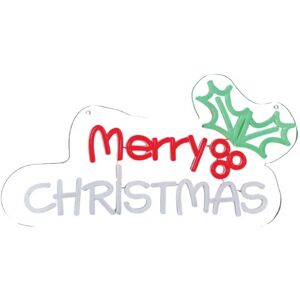 Premier Merry Christmas Hanging Decoration (Uk Plug) / One Size Multicoloured St Premier Merry Christmas Hanging Decoration (Uk Plug) / One Size Multicoloured St