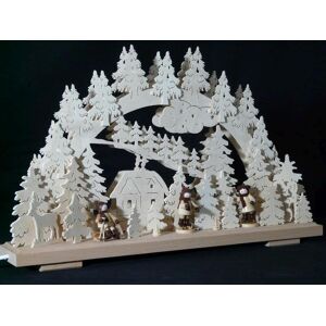 Schwibbola Holzkunst Aus Dem Erzgebirge Candle Arch With Winter Children Nature Size =50x31cm New Erzgebirge Light Arch Schwibbola Holzkunst Aus Dem Erzgebirge Candle Arch With Winter Children Nature Size =50x31cm New Erzgebirge Light Arch