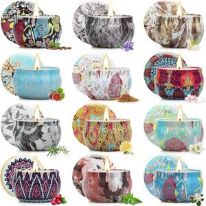 Blisstrip Scented Candles Gifts Set For Women, 12 Pack Aromatherapy Candle 240 Hours Burn Blisstrip Scented Candles Gifts Set For Women, 12 Pack Aromatherapy Candle 240 Hours Burn