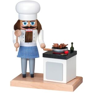 Kwo Kunstgewerbe-Werkstätten Olbernhau Gmbh Nutcracker Cook With Stove Wxhxd 17x22x10cm New Nutcracker Christmas Figure Kwo Kunstgewerbe-Werkstätten Olbernhau Gmbh Nutcracker Cook With Stove Wxhxd 17x22x10cm New Nutcracker Christmas Figure