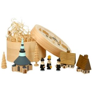 Erzgebirgische Volkskunst Drechslerei Schalling Christmas Chip Box With Village Seiffen And Carolers Colourful Height 7 Cm Erzgebirgische Volkskunst Drechslerei Schalling Christmas Chip Box With Village Seiffen And Carolers Colourful Height 7 Cm