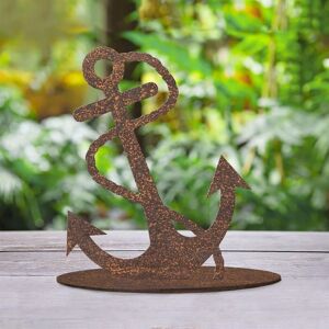 Black Country Metal Works Rustic Anchor Silhouette Ornament Black Country Metal Works Rustic Anchor Silhouette Ornament