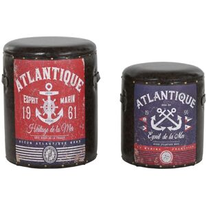 Set Of Decorative Boxes Home Esprit Brown Multicolour Polyurethane Metal Vint Set Of Decorative Boxes Home Esprit Brown Multicolour Polyurethane Metal Vint