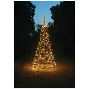 Festive Fun 8ft Warm White Led Pre-Lit Christmas Tree With Timer Xmas Decorations Festive Fun 8ft Warm White Led Pre-Lit Christmas Tree With Timer Xmas Decorations