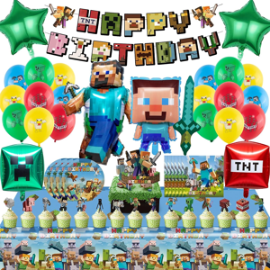 Does Not Apply 66 Pcs Mc Birthday Decorations Kit, Complete Set With Happy Birthday Banner,Cake Does Not Apply 66 Pcs Mc Birthday Decorations Kit, Complete Set With Happy Birthday Banner,Cake