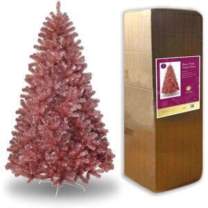 Shatchi Rose Gold Pink Christmas Tree 5ft Artificial Bushy Pine - Christmas Tree Shatchi Rose Gold Pink Christmas Tree 5ft Artificial Bushy Pine - Christmas Tree