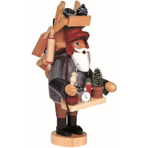 Kwo Kunstgewerbe-Werkstätten Olbernhau Gmbh Smoking Figure Peddler 23 Cm New Incense Figure Erzgebirge Kwo Kunstgewerbe-Werkstätten Olbernhau Gmbh Smoking Figure Peddler 23 Cm New Incense Figure Erzgebirge
