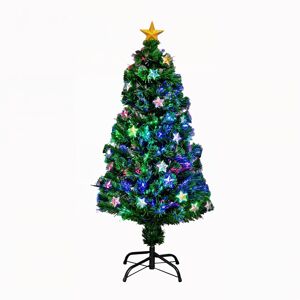 Shatchi Christmas Tree Pre-Lit Green Fiber Optic Led Lights Xmas Home Festive Decor 5ft Shatchi Christmas Tree Pre-Lit Green Fiber Optic Led Lights Xmas Home Festive Decor 5ft