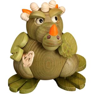 Seiffener Volkskunst German Incense Smoker Dragon Mum, Height 11 Cm / 4 Inch, Original.. Sv 19061 New Seiffener Volkskunst German Incense Smoker Dragon Mum, Height 11 Cm / 4 Inch, Original.. Sv 19061 New