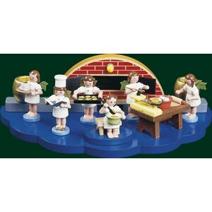 Erzgebirgische Volkskunst Richard Glässer Gmbh Angel With Dough Bowl Figure Handmade Seiffen Christmas Decoration New 15204 Erzgebirgische Volkskunst Richard Glässer Gmbh Angel With Dough Bowl Figure Handmade Seiffen Christmas Decoration New 15204