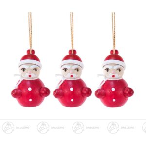 Gro�handel Dregeno Tree Ornaments Hanging Weihnachtsmanntrio H = Ca 3 Cm New Ore Mountains Gro�handel Dregeno Tree Ornaments Hanging Weihnachtsmanntrio H = Ca 3 Cm New Ore Mountains