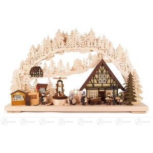 Großhandel Dregeno Candle Arches " Weihnachtsmarktbau " Large, Indirect Electric Illuminated Großhandel Dregeno Candle Arches " Weihnachtsmarktbau " Large, Indirect Electric Illuminated