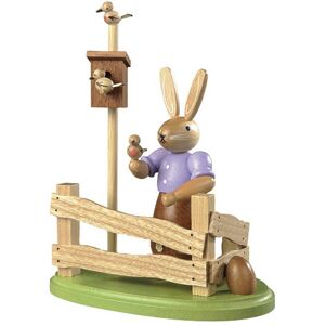 Kleinkunst Aus Dem Erzgebirge® Easter Figure Bunny Lady Rabbit Women At Fence Colour Lassiert Small Height 14cm Kleinkunst Aus Dem Erzgebirge® Easter Figure Bunny Lady Rabbit Women At Fence Colour Lassiert Small Height 14cm