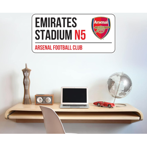 Does Not Apply Arsenal Fc - Arsenal Street Sign Wall Sticker Decal Art Mural (60cm Width X 30cm Does Not Apply Arsenal Fc - Arsenal Street Sign Wall Sticker Decal Art Mural (60cm Width X 30cm