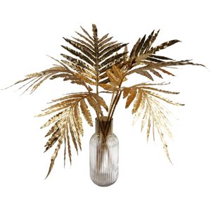 Leaf 80cm Artificial Gold Palm Leaves Gold Ombre Glass Vase Leaf 80cm Artificial Gold Palm Leaves Gold Ombre Glass Vase
