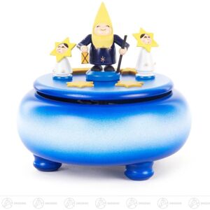 Großhandel Dregeno Music Box With Moon And Stars, Coloured Bxhxt 12 Cmx11 Cmx12 Cm New Großhandel Dregeno Music Box With Moon And Stars, Coloured Bxhxt 12 Cmx11 Cmx12 Cm New
