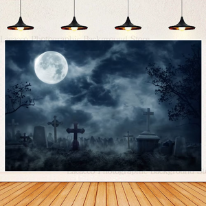 Does Not Apply Graveyard Skull Background Ghosts 2025 Halloween Party Horror Night Theme Wall D Does Not Apply Graveyard Skull Background Ghosts 2025 Halloween Party Horror Night Theme Wall D
