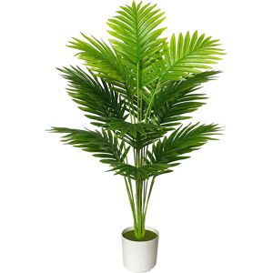 Aivoriuy Artificial Areca Palm Plant Fake Tropical Tree Perfect Faux Plants In Pot For In Aivoriuy Artificial Areca Palm Plant Fake Tropical Tree Perfect Faux Plants In Pot For In