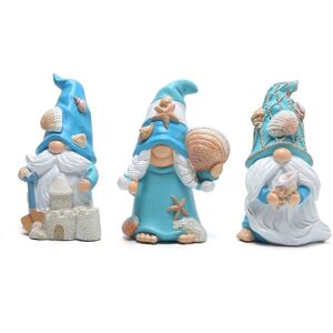 Sodial 3x(3pcs Decorations Home Ornaments, Sea Star Gnomes Handmade For Beach1939 Sodial 3x(3pcs Decorations Home Ornaments, Sea Star Gnomes Handmade For Beach1939