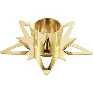 Georg Jensen Christmas Star Taper Candle Holder - Gold Plated Stainless Steel - Georg Jensen Christmas Star Taper Candle Holder - Gold Plated Stainless Steel -