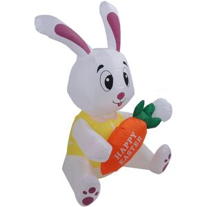 220‑240v Eu Plug 59.8in Inflatable Happy Easter Bunny Decoration Inflatable Sg 220‑240v Eu Plug 59.8in Inflatable Happy Easter Bunny Decoration Inflatable Sg