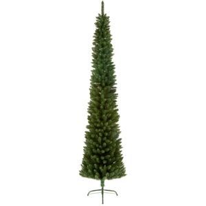 Premier Pencil Pine Slim Christmas Tree - Green - 200cm/2m/6.5ft Premier Pencil Pine Slim Christmas Tree - Green - 200cm/2m/6.5ft