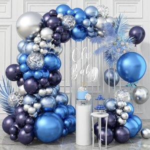 Does Not Apply Blue And Silver Balloon Arch Kit, Navy Blue Dark Blue Silver Balloon Garland Wit Does Not Apply Blue And Silver Balloon Arch Kit, Navy Blue Dark Blue Silver Balloon Garland Wit