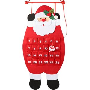 D-Fantix 3d Santa Felt Advent Calendar Countdown To Christmas Calendar Indoor D D-Fantix 3d Santa Felt Advent Calendar Countdown To Christmas Calendar Indoor D