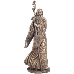 Nemesis Now Bronzed Merlin Large Figurine 47cm Nemesis Now Bronzed Merlin Large Figurine 47cm