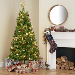 Home Habitat 6ft Mixed Cashmere Christmas Tree - Green Home Habitat 6ft Mixed Cashmere Christmas Tree - Green