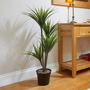 Smart Garden Artificial Dragon Tree Plant Realistic Faux Potted Indoor Decoration Home 110cm Smart Garden Artificial Dragon Tree Plant Realistic Faux Potted Indoor Decoration Home 110cm