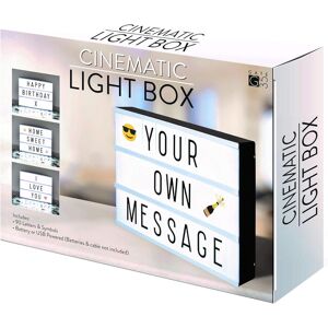 A4 Cinematic Light Box Sign - 105 Letters And Colour Emojis - Usb Or Battery Ope A4 Cinematic Light Box Sign - 105 Letters And Colour Emojis - Usb Or Battery Ope
