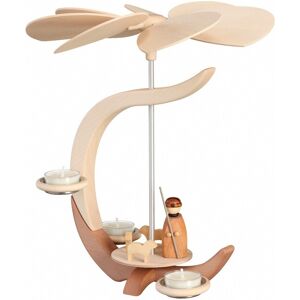 Seiffener Volkskunst Pyramid C-Shape, Shepherd, Height 30 Cm / 12 Inch, Original Erzge.. Sv 16325 New Seiffener Volkskunst Pyramid C-Shape, Shepherd, Height 30 Cm / 12 Inch, Original Erzge.. Sv 16325 New