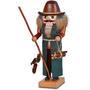 Kwo Kunstgewerbe-Werkstätten Olbernhau Gmbh Traditional Nutcracker Rübezahl With Green Coat And Natural Accessories 11x27 Kwo Kunstgewerbe-Werkstätten Olbernhau Gmbh Traditional Nutcracker Rübezahl With Green Coat And Natural Accessories 11x27