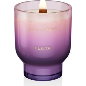 M&sense 470g Large Scented Candle Lilac Blossom With Crackling Wood Wick - 95 H M&sense 470g Large Scented Candle Lilac Blossom With Crackling Wood Wick - 95 H