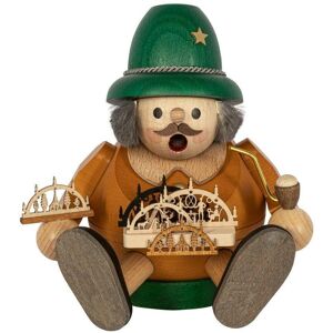 Erzgebirgische Volkskunst Richard Glässer Gmbh Rauchmann Sitting Incense Man Height Approx. 13cm New Incense Man Light Arch Erzgebirgische Volkskunst Richard Glässer Gmbh Rauchmann Sitting Incense Man Height Approx. 13cm New Incense Man Light Arch