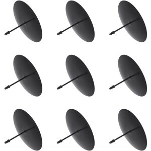 Sodial 6x(8 Pcs 8 Cm Advent Candle Holder Christmas Candle Plate With Spike Black L9g8) Sodial 6x(8 Pcs 8 Cm Advent Candle Holder Christmas Candle Plate With Spike Black L9g8)