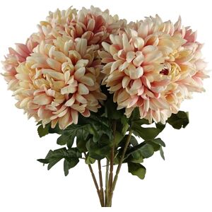 Leaf Artificial Flowers Extra Large Reflex Chrysanthemum - Pink 75cm Pack Of 6 Leaf Artificial Flowers Extra Large Reflex Chrysanthemum - Pink 75cm Pack Of 6