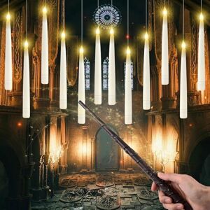 Mucoos Floating Candles With Magic Wand Remote, 12pcs Flameless Candles, Floating Led Mucoos Floating Candles With Magic Wand Remote, 12pcs Flameless Candles, Floating Led