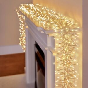 Christmas Crackers Cluster Xmas Lights 1440 Led Warm White With Clear Cable & Timer 18.6m Christmas Christmas Crackers Cluster Xmas Lights 1440 Led Warm White With Clear Cable & Timer 18.6m Christmas