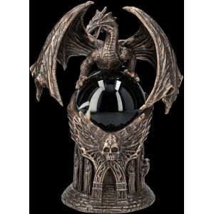 Figuren Shop Gmbh Dragon Figure With Mystic Cristal Ball - Fantasy Decorative Wahrsagerkugel Figuren Shop Gmbh Dragon Figure With Mystic Cristal Ball - Fantasy Decorative Wahrsagerkugel