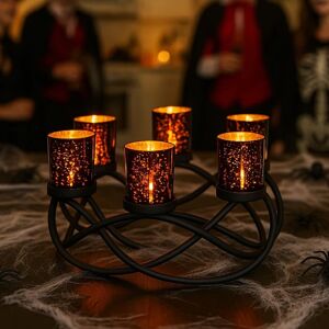 Seraphic Iron Round Table Decor Centerpiece Decorations Candle Holder For Weddi Seraphic Iron Round Table Decor Centerpiece Decorations Candle Holder For Weddi