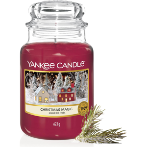 Yankee Candle Christmas Magic Scented Large Jar 150hr Pine Balsam Aroma Yankee Candle Christmas Magic Scented Large Jar 150hr Pine Balsam Aroma