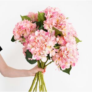 Blooming Artificial - 12-Pack Of Artificial Hydrangea Flower Stems - Indoor Use Blooming Artificial - 12-Pack Of Artificial Hydrangea Flower Stems - Indoor Use