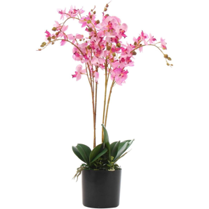 Does Not Apply Design Uk Realistic Artificial Orchid Flower Display In Pot, 60cm, Pink Does Not Apply Design Uk Realistic Artificial Orchid Flower Display In Pot, 60cm, Pink
