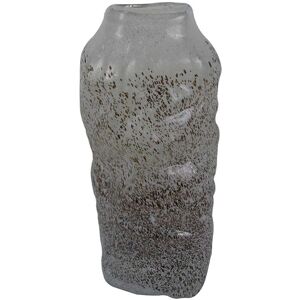 Bps Home Flower Vase Decorative White Gold Glass Handmade Indoor Ornaments Table 30cm Bps Home Flower Vase Decorative White Gold Glass Handmade Indoor Ornaments Table 30cm