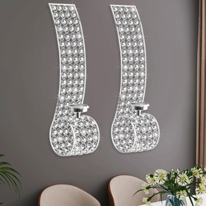 Does Not Apply Silver Crystal Candle Sconces For Wall Metal Tea Light Candle Holders Wall Decor Does Not Apply Silver Crystal Candle Sconces For Wall Metal Tea Light Candle Holders Wall Decor