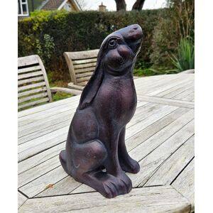 Inspirational Gifting Stargazing Hare Garden Sculpture Cast Aluminium With Hand Finished Bronze Patina Inspirational Gifting Stargazing Hare Garden Sculpture Cast Aluminium With Hand Finished Bronze Patina